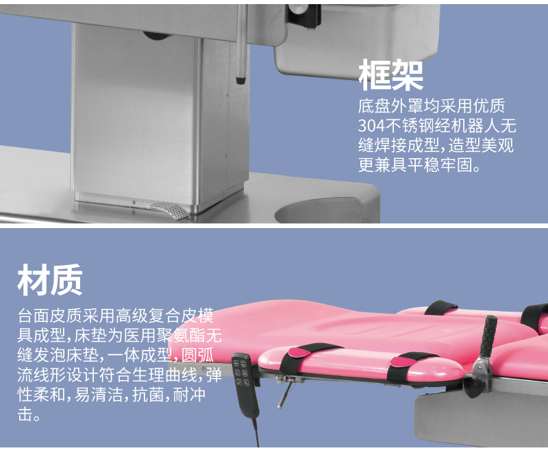 医疗床细节展示