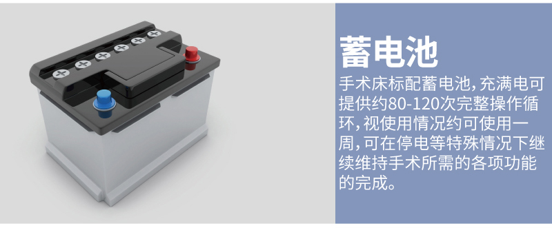 电动医疗床电池